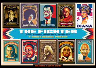 THE FIGHTER – T-shirt and Poster