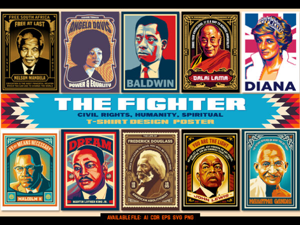 The fighter – t-shirt and poster