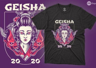 Geisha And Devil Mak – Illustration