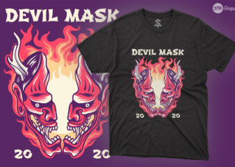 Devil Mak – Illustration t shirt vector illustration