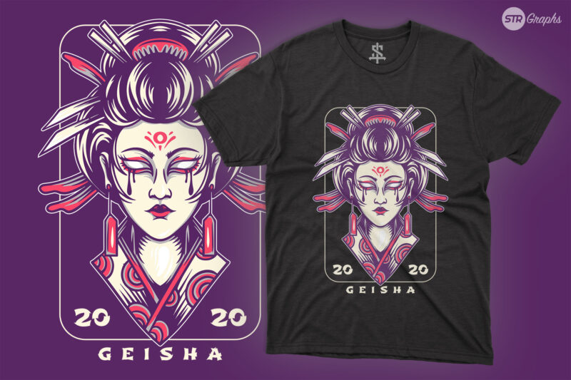 Geisha Japan – Illustration