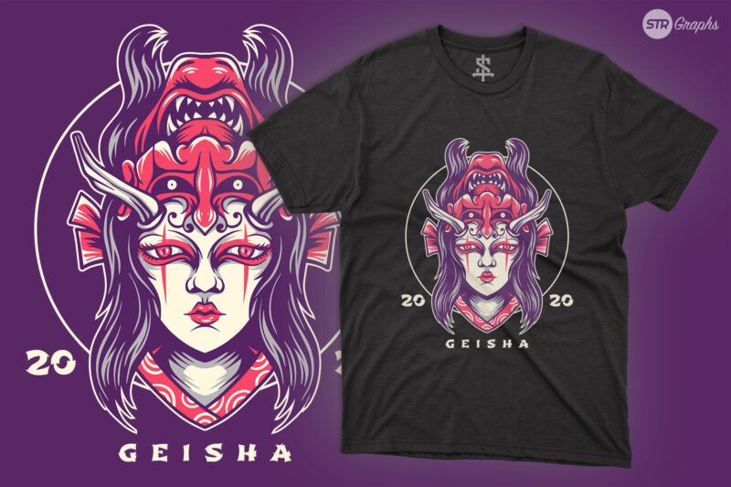 Devil Geisha – Illustration