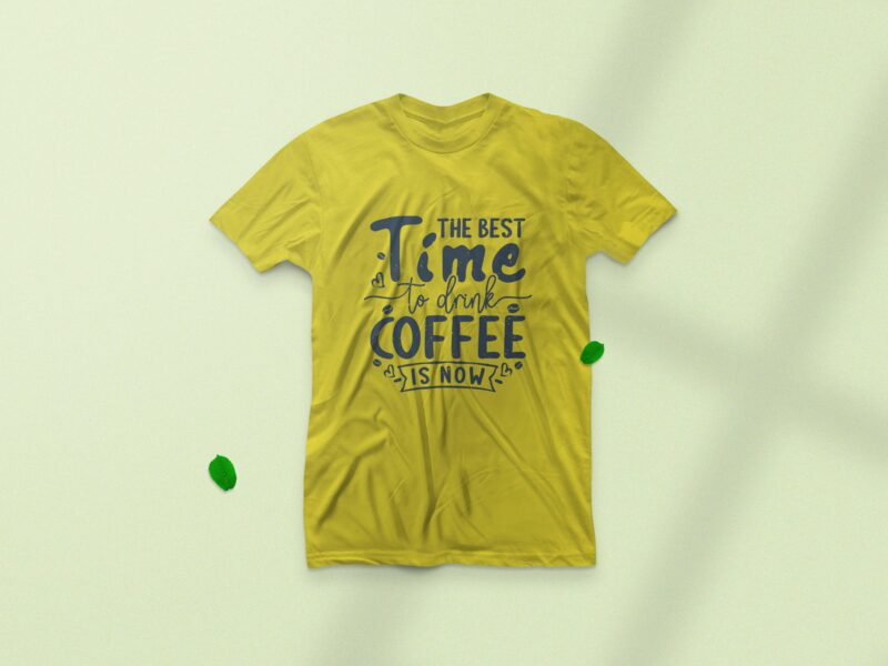 Coffee t-shirt design bundle, Coffee vintage typography t-shirt design, Best coffee quotes t-shirt design bundle,
