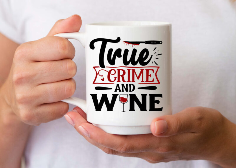 Ture Crime SVG T shirt Design Bundle