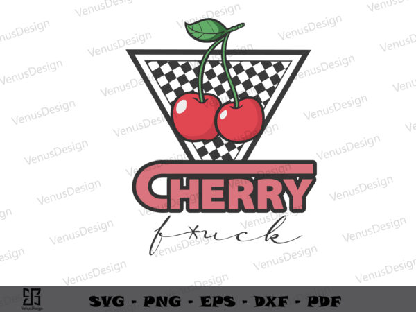 Cherry f*uck chess board clipart, trending tshirt design
