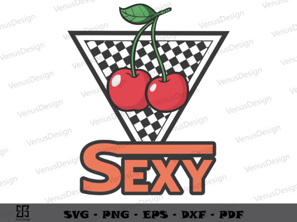 Sexy cherry chess board svg files, trending tee graphic design