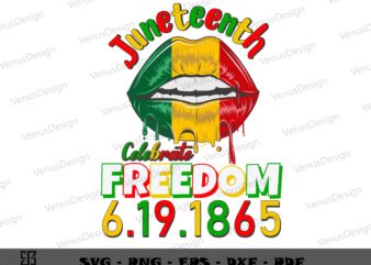Juneteenth Celebrate Freedoom SVG Cricut File, Juneteenth Tshirt Design