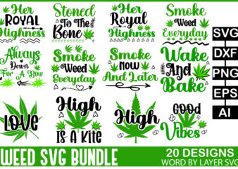 Weed SVG Bundle, Marijuana SVG Bundle, Cannabis Svg,Smoke Weed Svg, High Svg, Rolling Tray Svg, Blunt Svg, Cut File Cricut, Silhouette,Weed Cannabis Bundle SVG, Stoner, Smoke Quotes Set, Cut File t shirt design for sale