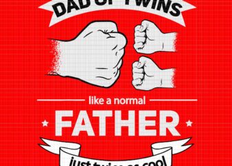 Dad of Twins 2022 Father Twice As Cool Svg, Twin Dad Father’s Day Svg, Father’s Day Svg, Father Svg, Dad Svg
