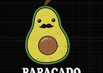 Avocado Dad Vegan Guacamole Avocado Papacado Svg, Father’s Day Svg, Avocado Papacado Svg, Papacado Svg