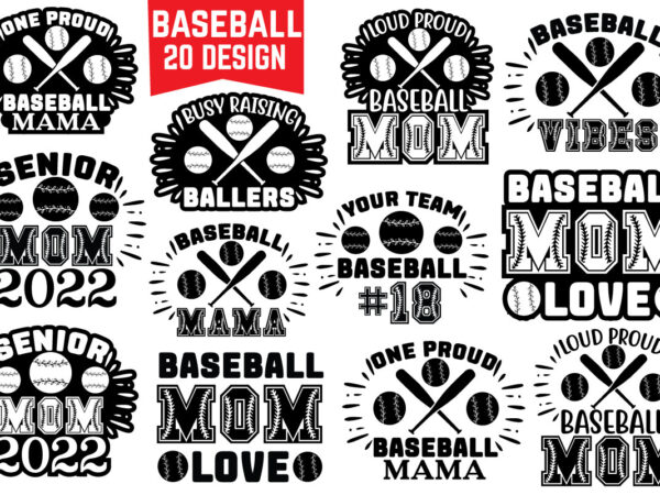 Baseball SVG Bundle t shirt template