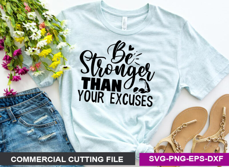 Motivational SVG T shirt design template