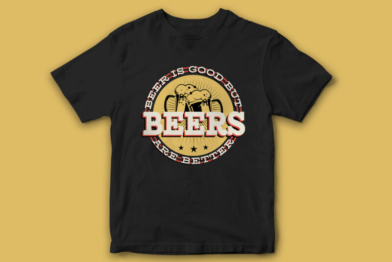 Instant Download, HUGE Discount, Funny T-Shirt Designs, Pack Of 7, Beer, Cats, etc