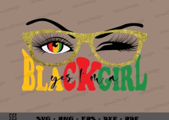 Black Girl Eyes In Juneteenth Free-ish Since 1865 Svg Cutting File, Juneteenth TShirt Designs