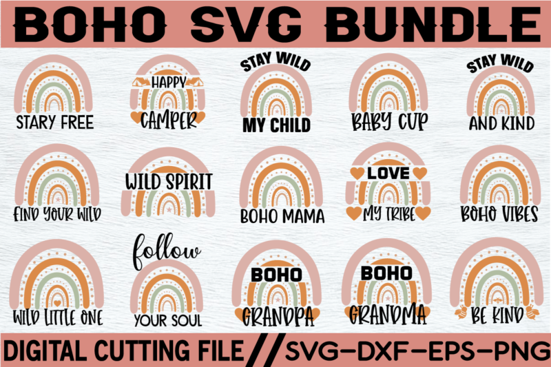 Boho SVG Bundle