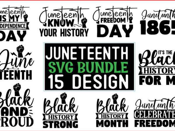 Juneteenth svg t shirt design bundle 10 design