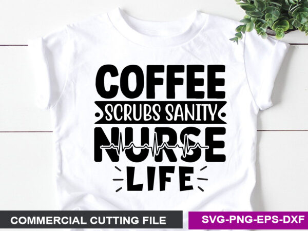 Nurse svg t shirt design template