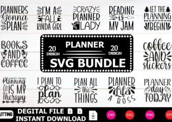 Planner SVG t-shirt Bundle