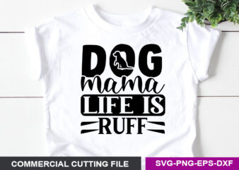 Dog SVG T shirt Design Template