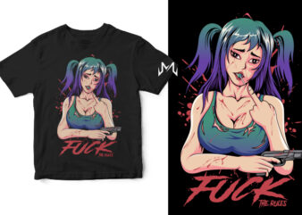 fuck the girl streetwear design