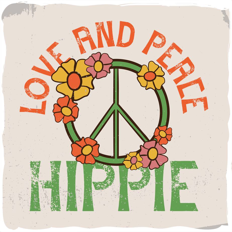 Hippie's sign of peace - Buy t-shirt designs