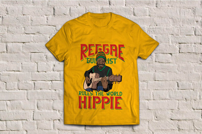 Hippie reggae guitarist