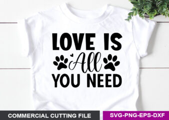 Dog SVG T shirt Design Template