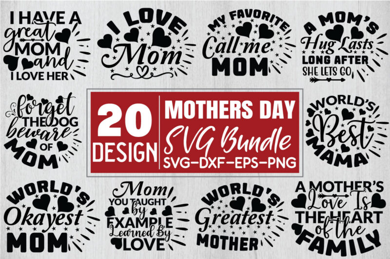 mothers day svg bundle