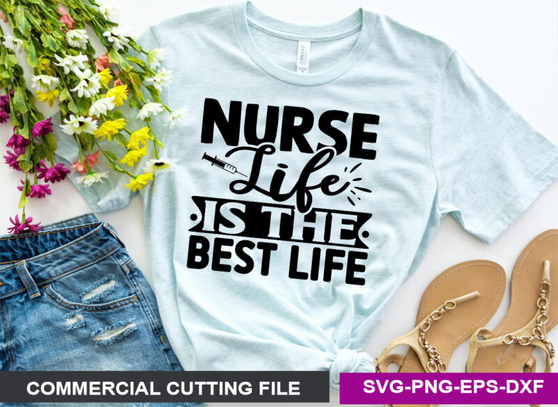 Nurse SVG T shirt Design Bundle