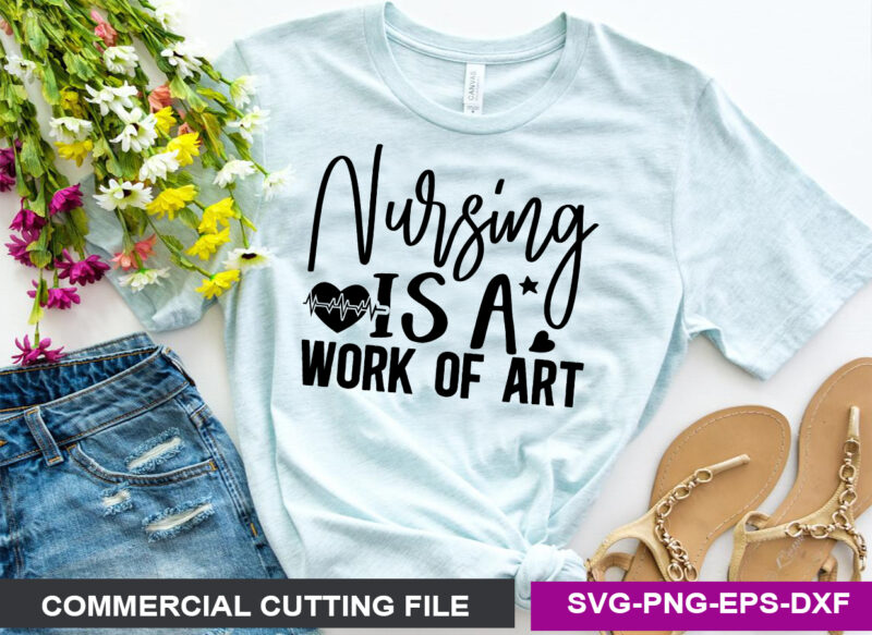 Nurse SVG T shirt Design Bundle