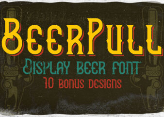 BeerPull FONT + 10 bonus designs