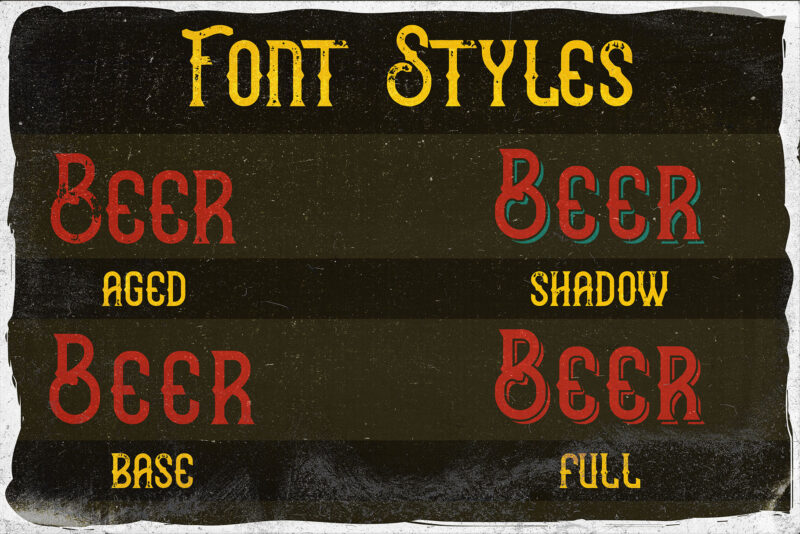 BeerPull FONT + 10 bonus designs