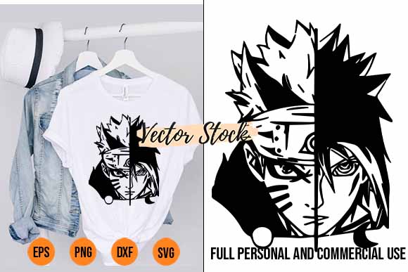 Anime cut file svg print character design t shirt handrawn new best 2022