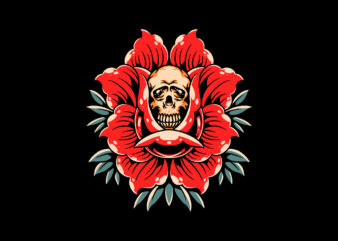 skull flower