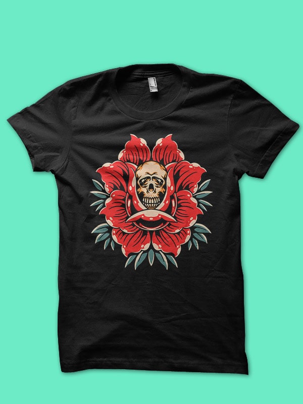 skull flower