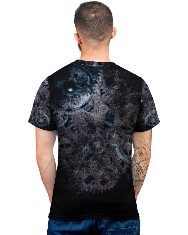 Skull Steampunk – Sublimated All-Over graphic t-shirt