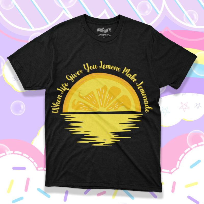 Lemonade & Summer Day Design Bundle SVG, Holiday Summer Tee Graphic Design