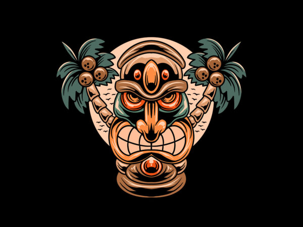 Tropical tiki t shirt designs for sale