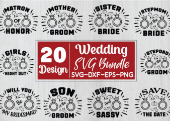 wedding svg bundle