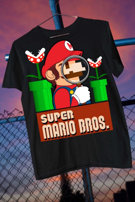 Super Plumber Clasic Hero Gamer Meme Parody Super Mario Brothers Classic Bundle