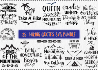 Hiking SVG Bundle