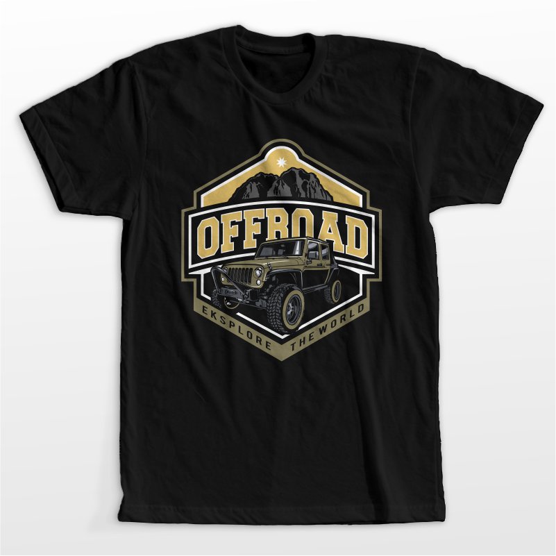 Offroad t-shirt design