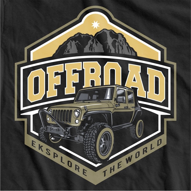 Offroad t-shirt design