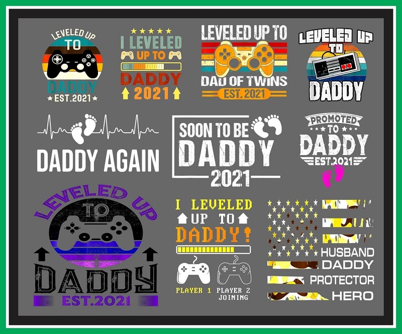 79+ Promoted To Daddy PNG File For Sublimation, Sublimate Designs, Vintage Daddy Design, Levelup To Daddy, png Download, Digital 1000036203