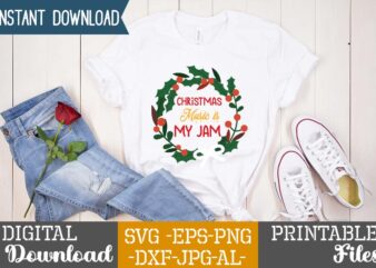 Christmas Music Is My Jam,SVGs,quotes-and-sayings,food-drink,print-cut,mini-bundles,on-sale,Christmas SVG Bundle, Farmhouse Christmas SVG, Farmhouse Christmas, Farmhouse Sign Svg, Christmas for cricut, Winter Svg,Merry Christmas SVG, Tree & Snow Silhouette Round Sign Design Cricut,