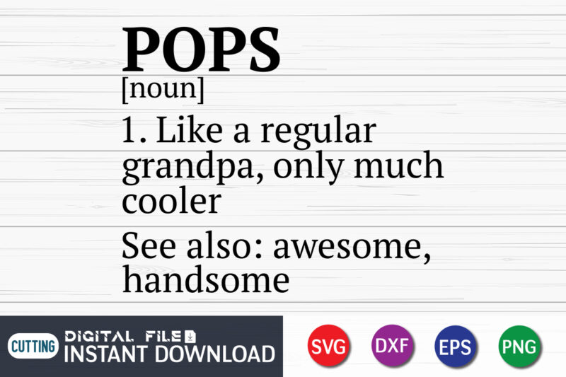 Pops Definition