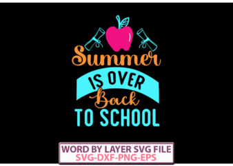 summer is lover back to school vector t-shirt design