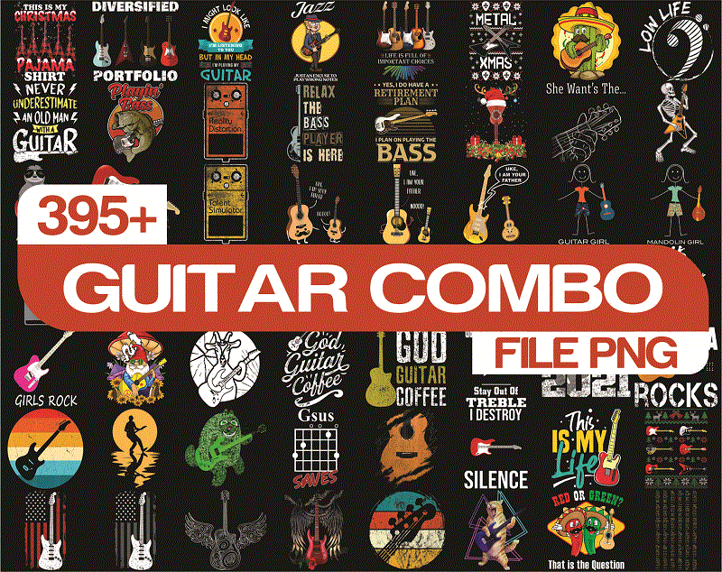 Bundle 395 Files Guitar PNG Bundle, Fan Guitar Png, Musician png, Music Teacher Png, Love Music, Gift For Guitarist, Digital Download 1011474375