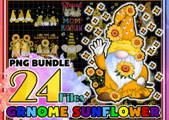 24 Designs Gnome Sunflower Png, Honey Bee Gnome Png, Let It Be Gnome Png, Hippie Gonome Png, Gnome with Sunflower, Sublimation Hippie Gnome 1019083071