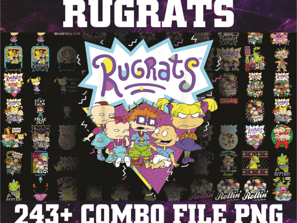 Https://svgpackages.com 243+ rugrats png bundle, rugrats bundle, rugrats friends, tumbler, tommy chuckie finster, nickelodeon, decal, sublimation, digital download 917238912 graphic t shirt